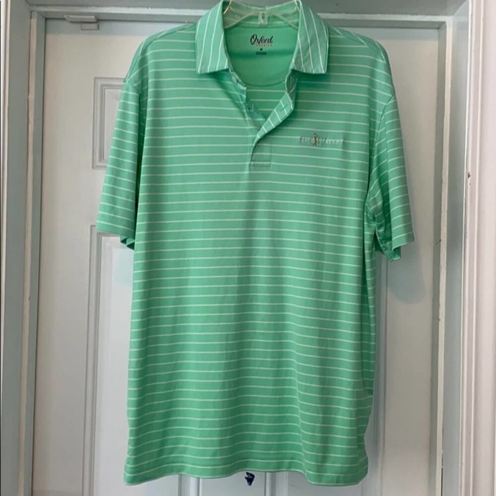 Oxford “The Players” Striped Collared Shirt
